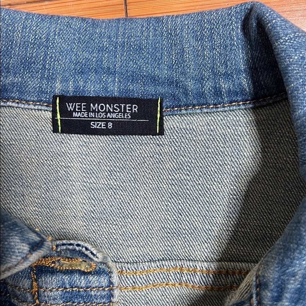 WEE MONSTER
Wild Cat Denim Jacket - Unisex for Boys and Girls Sz 8 - Picture 3 of 9